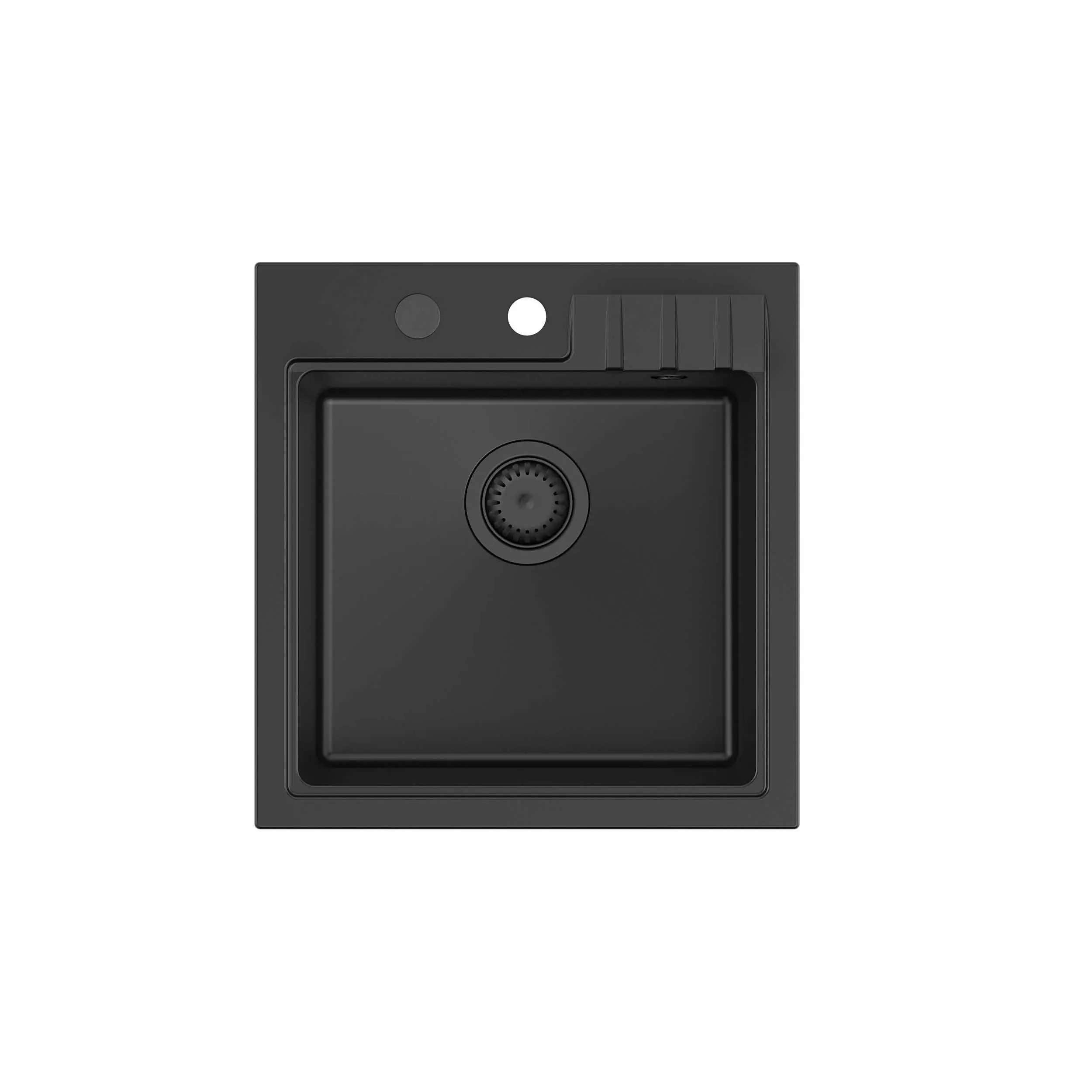 Zlewozmywak Quadron HCQP5052BLM_PC Peter 110 Granitowy Czarny mat