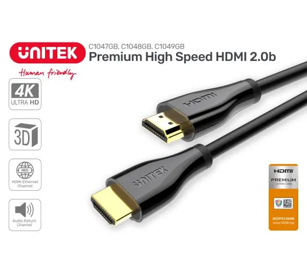 Unitek C1048GB 2m Czarny
