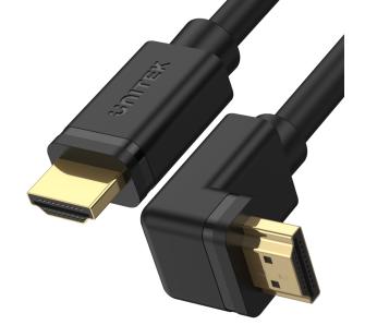 Kabel HDMI Unitek Y-C1009 - kątowy 270 stopni - HDMI 2.0 - 3m