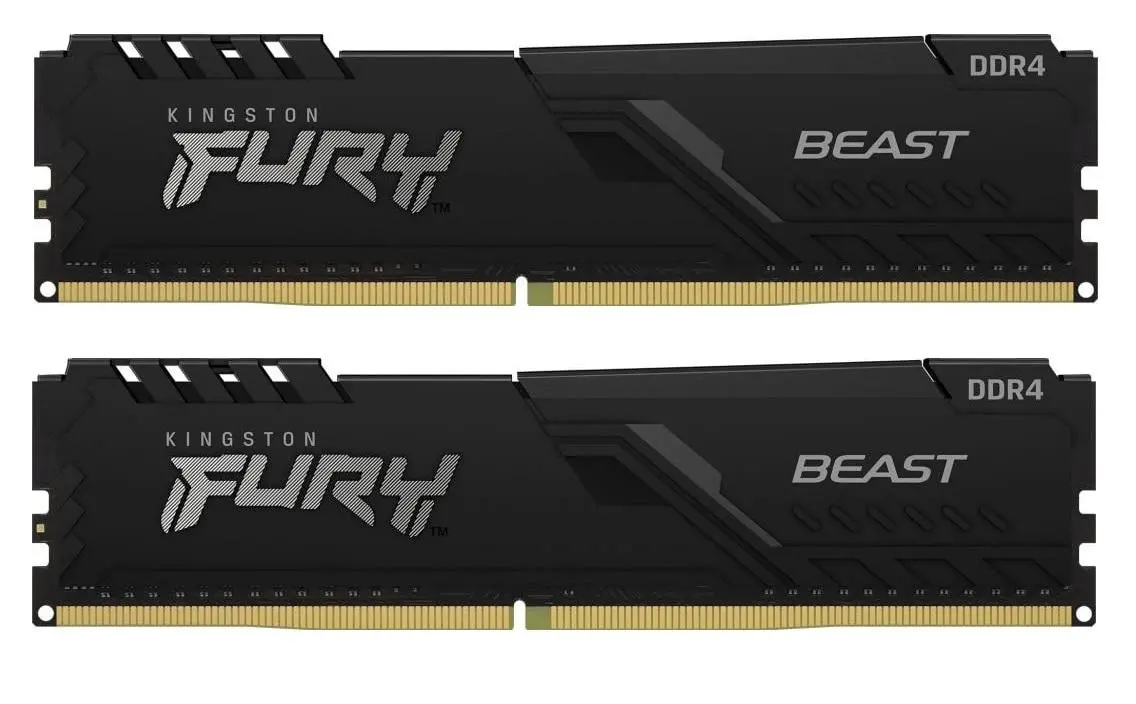 Pamięć RAM Kingston FURY Beast DDR4 64GB (2 x 32GB) 3600 CL18 Czarny