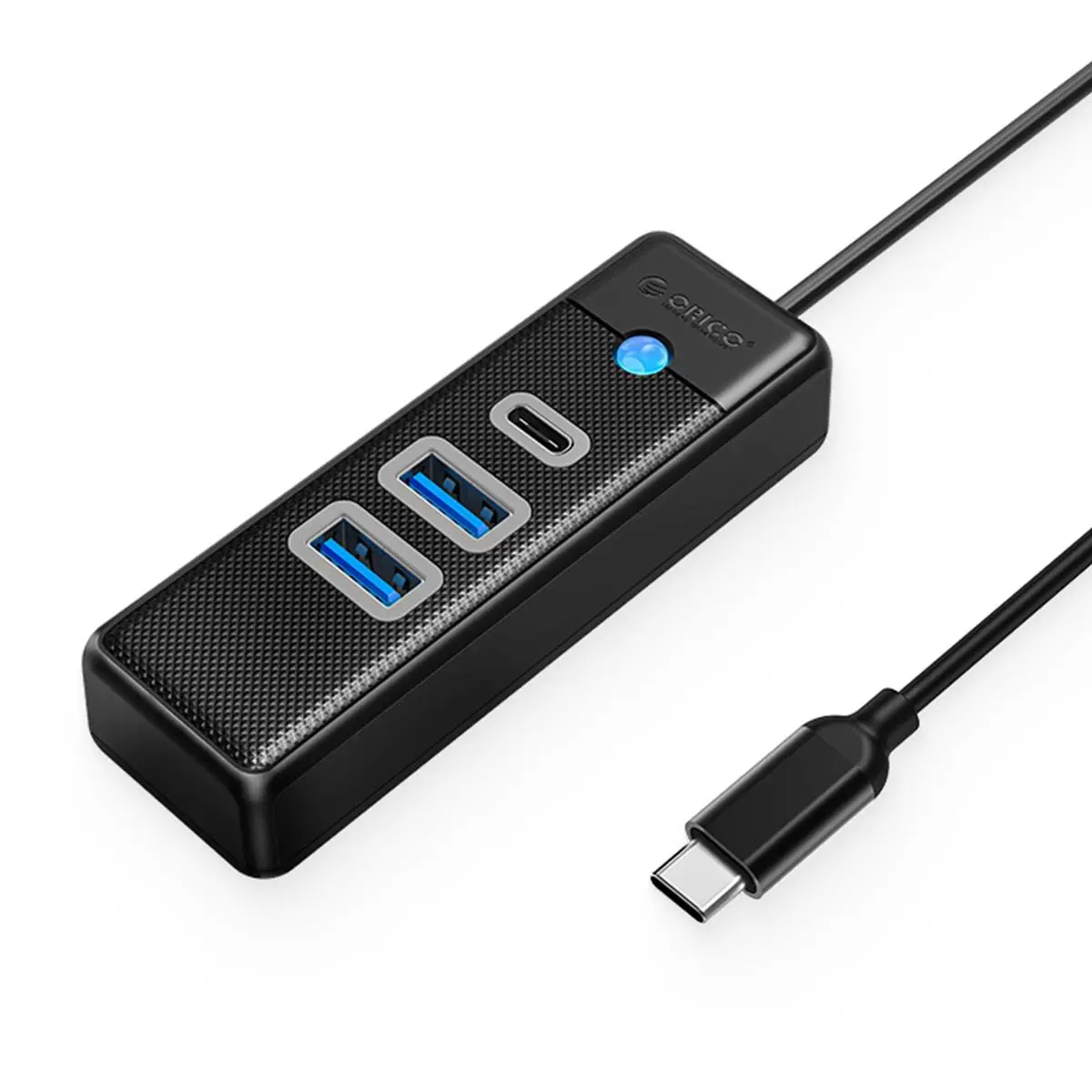 Hub USB Orico PWC2U-C3-015-BK-EP USB-C 2x USB-A 3.1 + USB-C Czarny