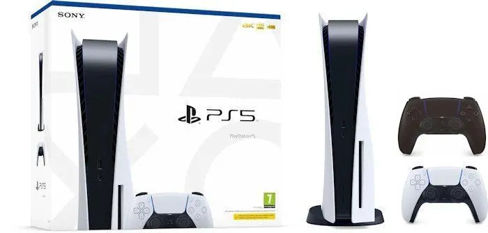 Konsola Sony PlayStation 5 (PS5) z napędem + Dodatkowy Pad Czarny