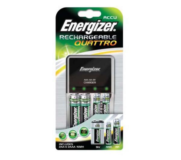 Ładowarka Energizer Quattro + 4 akumulatory AA 2450 mAh