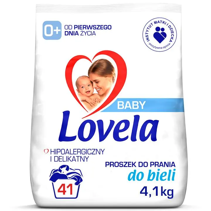Proszek do prania Lovela Baby do bieli 41 prań 4,1kg