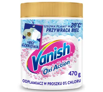 Odplamiacz Vanish Oxi Action White do białych tkanin 470g