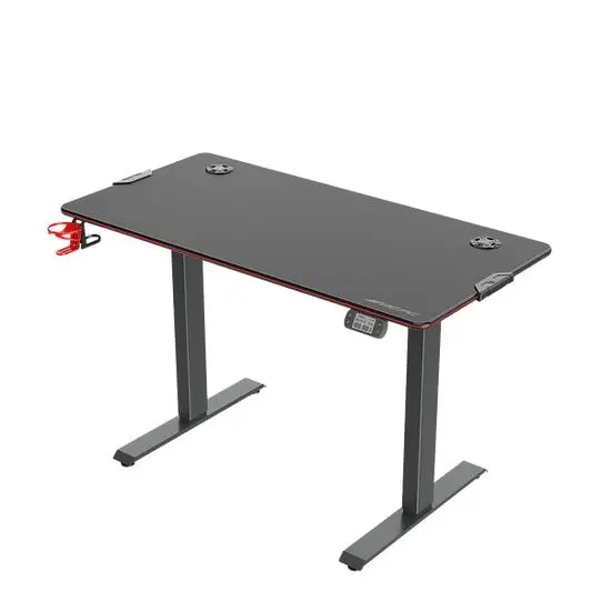 Biurko OCPC Gaming Fiero 120cm Regulacja wysokości Czarny