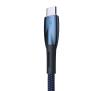 Kabel Baseus USB-C Glimmer 100W 2m Niebieski