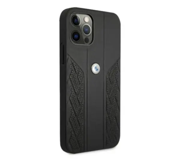 BMW Leather Curve Perforate BMHCP12MRSPPK do iPhone 12 /12 Pro