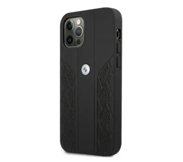 BMW Leather Curve Perforate BMHCP12MRSPPK do iPhone 12 /12 Pro