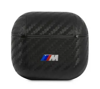 Etui na słuchawki BMW PU Carbon M Collection BMA3WMPUCA do AirPods 3 Czarny