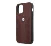 Etui BMW Leather Curve Perforate BMHCP12MRSPPR do iPhone 12 / 12 Pro