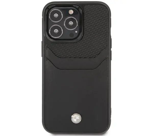 BMW Leather Card Slot BMHCP14X22RSEPK do iPhone 14 Pro Max
