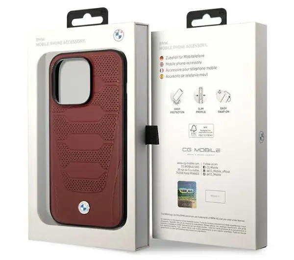 BMW Leather Seats Pattern MagSafe BMHMP14X22RPSR do iPhone 14 Pro Max