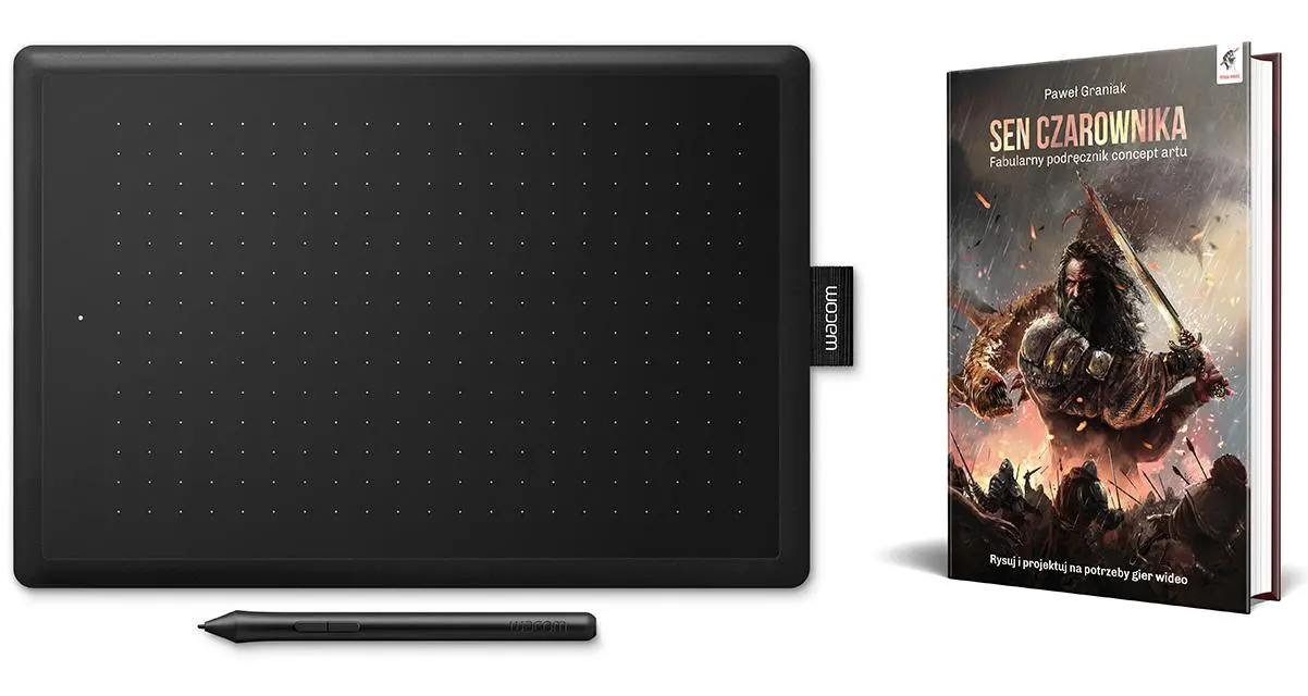 Tablet graficzny Wacom One By Wacom M Czarny + Sen Czarownika