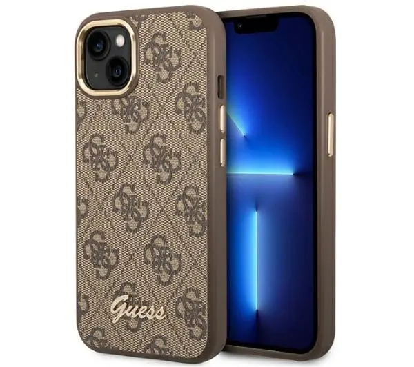 Zdjęcia - Etui GUESS 4G Vintage Gold Logo GUHCP14MHG4SHW do iPhone 14 Plus 