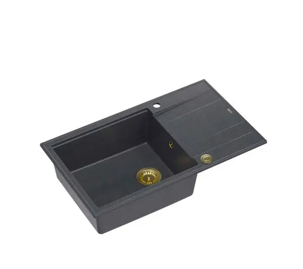 Quadron HCQE58650U8_PVDG1 P2O Evan 136 XL Granitowy Czarny metalik/Złoty - DRUGI -30%, ALBO 5-TY ZA 1ZŁ - Kup na Raty - RRSO 0%