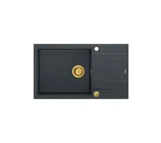 Quadron HCQE58650U8_PVDG1 P2O Evan 136 XL Granitowy Czarny metalik/Złoty - DRUGI -30%, ALBO 5-TY ZA 1ZŁ - Kup na Raty - RRSO 0%