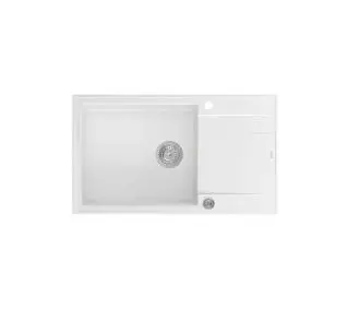 Quadron HCQE58650U1_BS P2O Evan 136 XL Granitowy Biały/Stalowy - DRUGI -30%, ALBO 5-TY ZA 1ZŁ - Kup na Raty - RRSO 0%