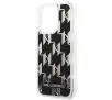 Etui Karl Lagerfeld Liquid Glitter Monogram KLHCP14LLMNMK do iPhone 14 Pro