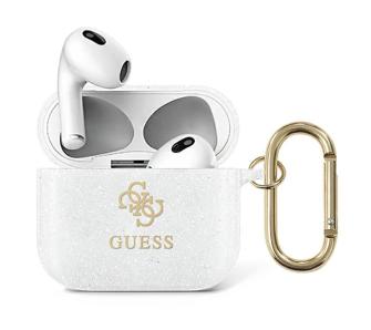 Etui na słuchawki Guess Glitter Collection do AirPods 3 Przezroczysty