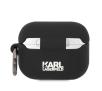 Etui na słuchawki Karl Lagerfeld Silicone Karl Head 3D KLAPRUNIKK do AirPods Pro Czarny
