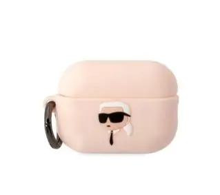 Karl Lagerfeld Silicone Karl Head 3D KLAP2RUNIKP do AirPods Pro 2 Różowy
