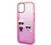 Etui Karl Lagerfeld Gradient Ikonik Karl & Choupette KLHCP14MTGKCP do iPhone 14 Plus