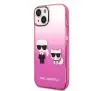 Etui Karl Lagerfeld Gradient Ikonik Karl & Choupette KLHCP14MTGKCP do iPhone 14 Plus