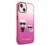 Etui Karl Lagerfeld Gradient Ikonik Karl & Choupette KLHCP14MTGKCP do iPhone 14 Plus