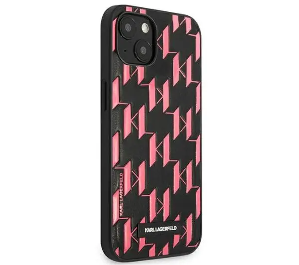 Karl Lagerfeld Monogram Plaque KLHCP13MMNMP1P do iPhone 13
