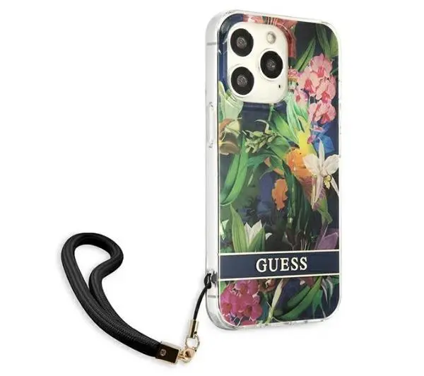 Guess Flower Strap GUHCP13XHFLSB do iPhone 13 Pro Max