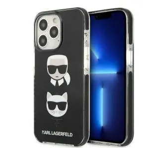 Etui Karl Lagerfeld Karl&Choupette Head KLHCP13LTPE2TK do iPhone 13 Pro / 13