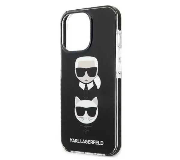 Karl Lagerfeld Karl&Choupette Head KLHCP13LTPE2TK do iPhone 13 Pro / 13
