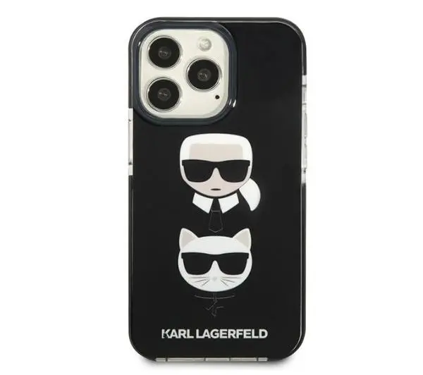 Karl Lagerfeld Karl&Choupette Head KLHCP13LTPE2TK do iPhone 13 Pro / 13