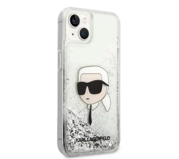 Karl Lagerfeld Glitter Karl Head KLHCP14MLNKHCH do iPhone 14 Plus