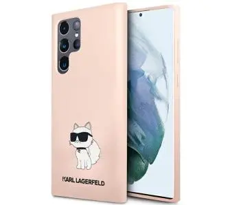 Etui Karl Lagerfeld Silicone Choupette KLHCS23LSNCHBCP do Samsung Galaxy S23 Ultra