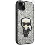 Etui Karl Lagerfeld Glitter Flakes Ikonik KLHCP14MGFKPG do iPhone 14 Plus
