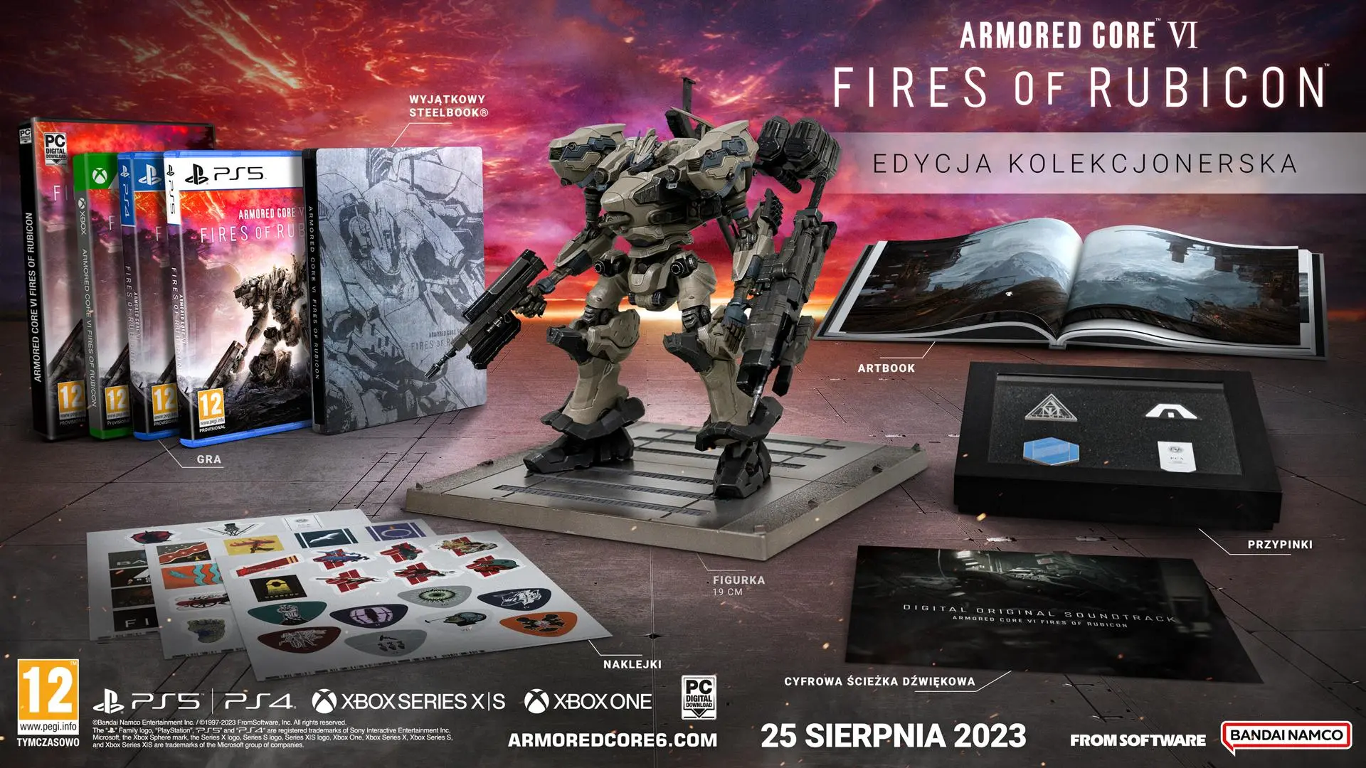 Armored Core VI Fires Of Rubicon Edycja Kolekcjonerska Gra na PS5