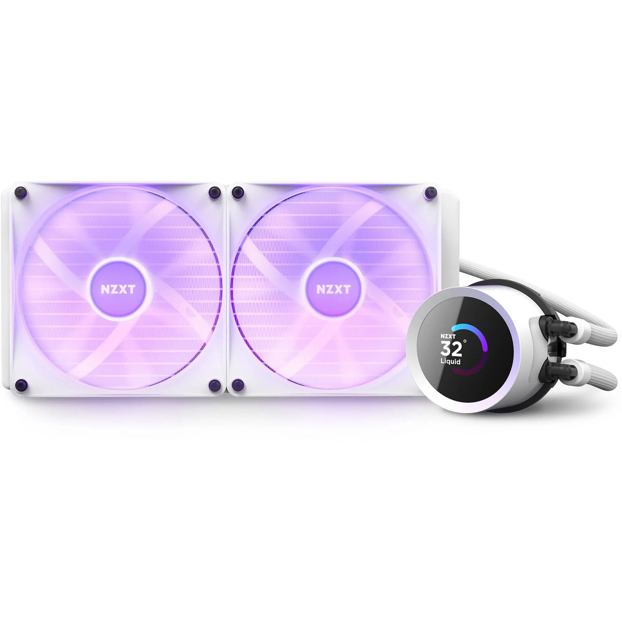 фото Водяне охолодження NZXT Kraken 280 RGB White (RL-KR280-W1) 3