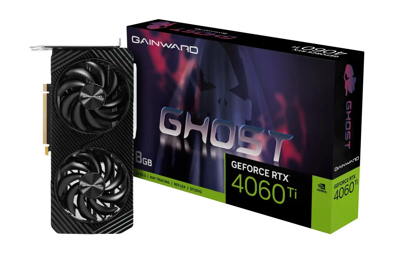 Karta graficzna Gainward GeForce RTX 4060 Ti Ghost 8GB GDDR6 128bit DLSS 3
