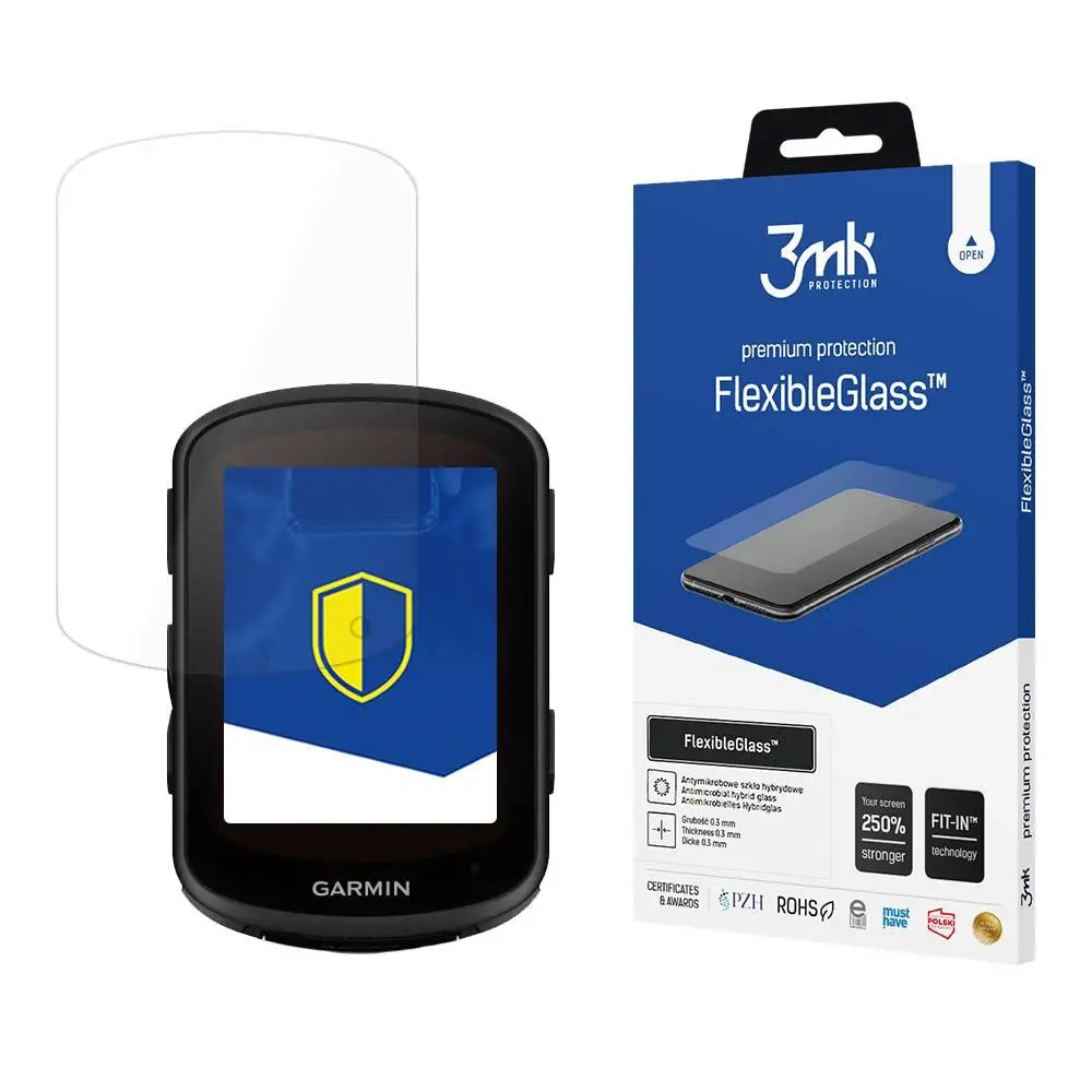Szkło hybrydowe 3mk FlexibleGlass do Garmin Edge 540