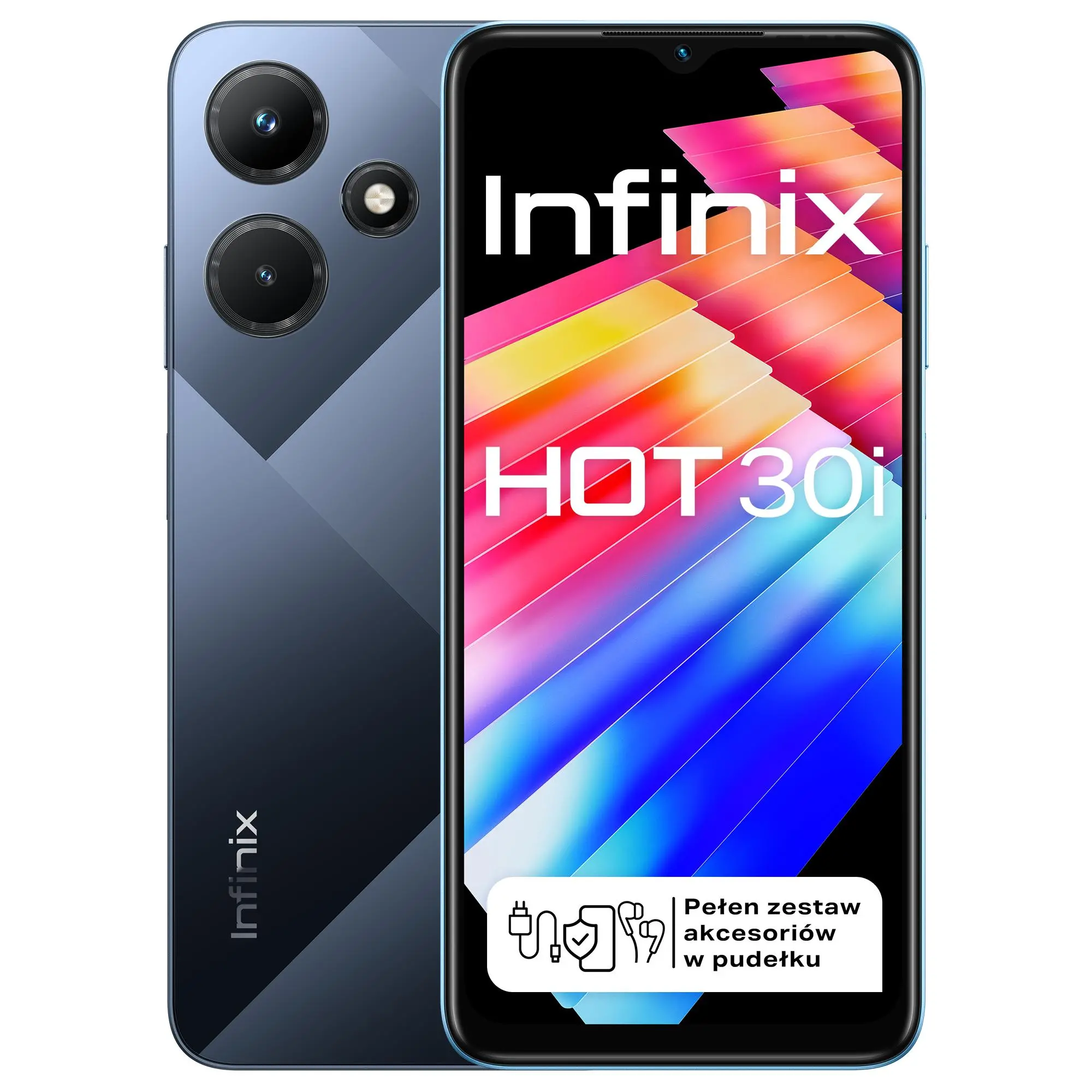 Smartfon Infinix HOT 30i 4/128 6,56" 90Hz 13Mpix Czarny