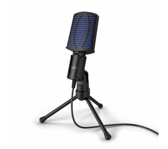 Mikrofon Hama Stream 100 186017 Przewodowy Pojemnościowy Czarny