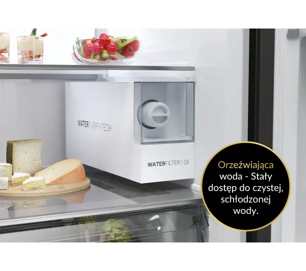 Haier Seria 7 HSW79F18DIPT Pełny No Frost 177,5cm Dystrybutor wody Zdalne sterowanie Czarny łupkowy - Kup na Raty - RRSO 0%