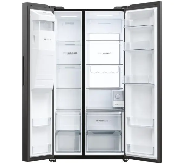 Haier Seria 7 HSW79F18DIPT Pełny No Frost 177,5cm Dystrybutor wody Zdalne sterowanie Czarny łupkowy - Kup na Raty - RRSO 0%