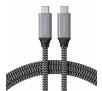 Kabel Satechi ST-U4C80M USB-C 100W 0,8m Szary