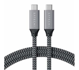 Kabel Satechi ST-U4C80M USB-C 100W 0,8m Szary