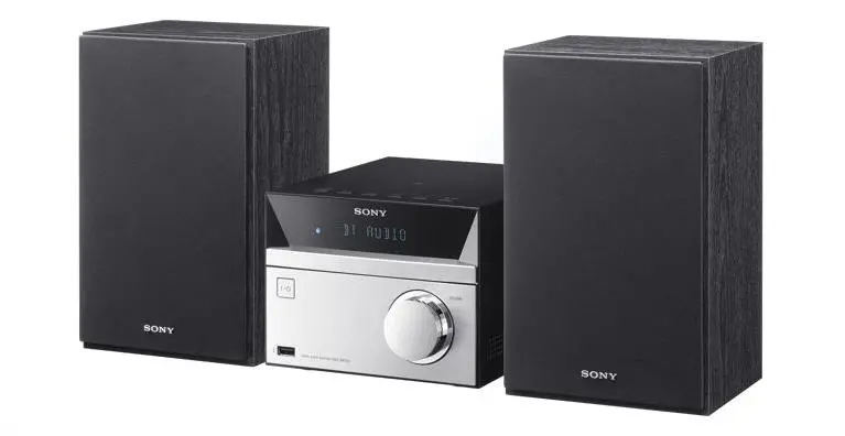 Wieża Sony CMT-SBT20 12W Bluetooth Radio FM Srebrny