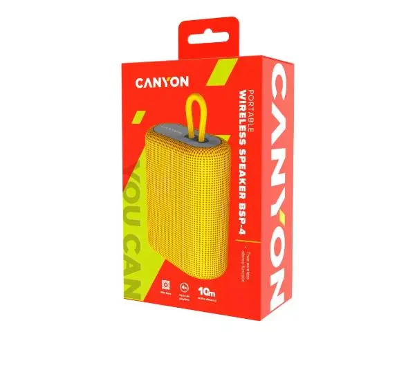 Canyon BSP-4 5W Radio FM Żółty