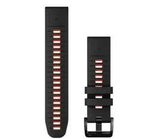 Garmin QuickFit 22 silikon Czarno-czerwony